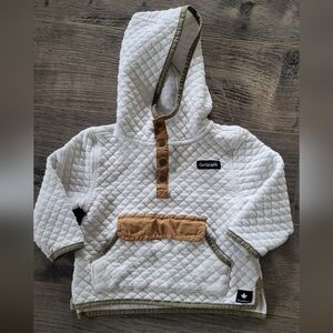 National Geographic White and Tan Kids Sweater